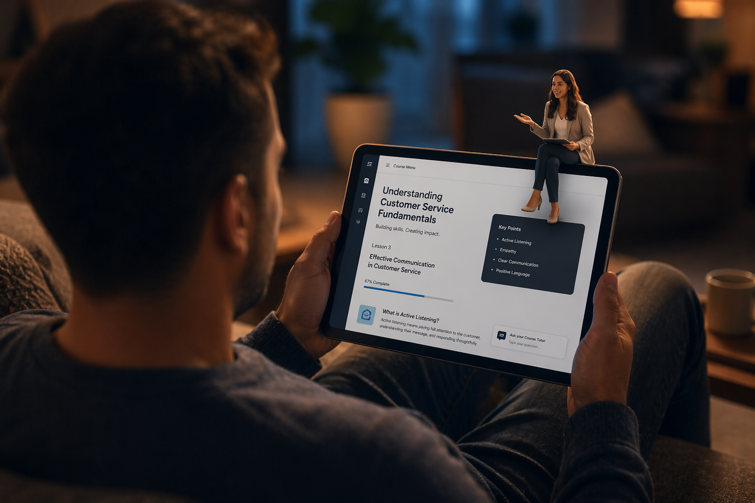 Cover image for blog post: How Context-Aware AI Course Tutors Help Learners Understand More, Faster