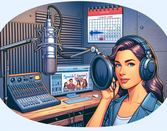 Record a Professional Female Voiceover for Two Spanish Courses Due in a Week